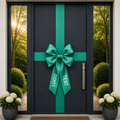 Branded Door Bow & Ribbon Kit – Custom Logo Print - Image 28