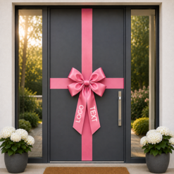 Branded Door Bow & Ribbon Kit – Custom Logo Print - Image 8