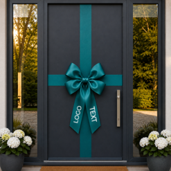 Branded Door Bow & Ribbon Kit – Custom Logo Print - Image 23