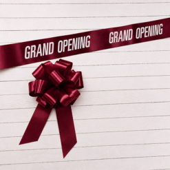 Personalised Ribbon Cutting Ceremony Kit – 10m Ribbon & 1–5 Bows - Image 3