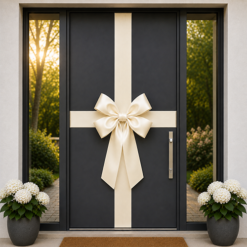 Cream Door Bow Decorating Kit