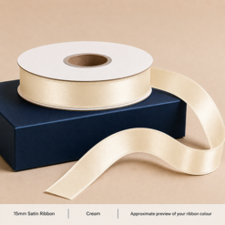 15mm Double-Faced Satin Ribbon – 100m Rolls - Image 36