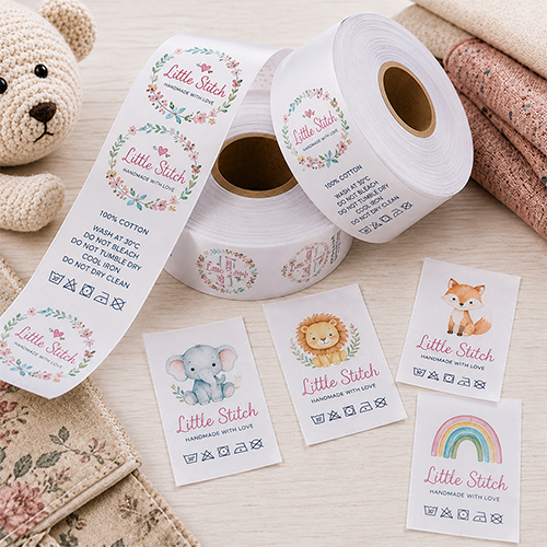 Custom Ribbon Labels for Clothing