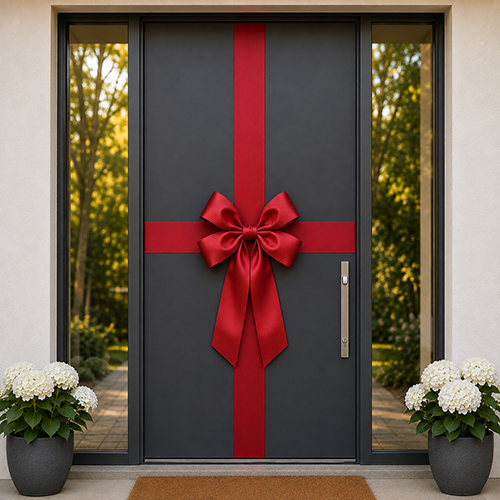Door Ribbon & Bow Decorating Kit – 40+ Colours - Image 5