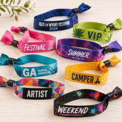 Festival Wristbands – Custom Printed & Plain Ribbon Wristbands