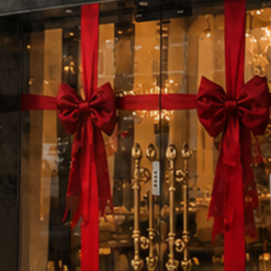 Outdoor Bows & Giant Bows for Houses, Buildings & Christmas Displays