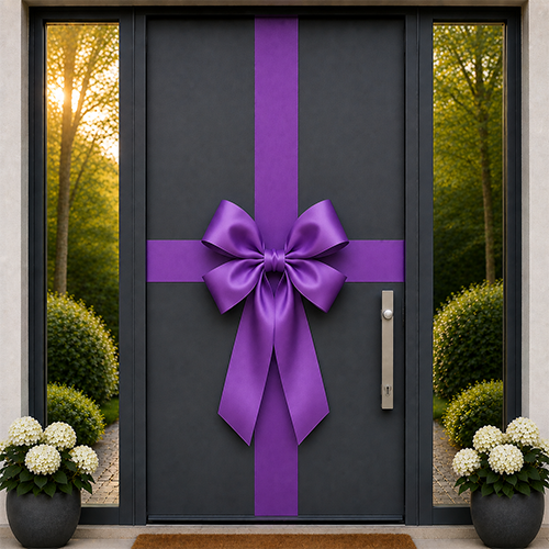 Petunia Door Bow Decorating Kit