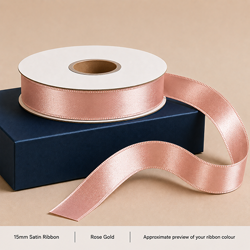 15mm Double-Faced Satin Ribbon – 100m Rolls - Image 33