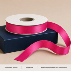 15mm Double-Faced Satin Ribbon – 100m Rolls - Image 40