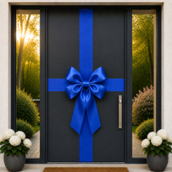 Royal Blue Blue Door Bow Decorating Kit