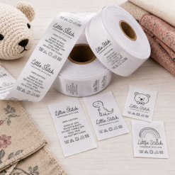 Custom Ribbon Labels for Clothing – Washable Sewing Labels