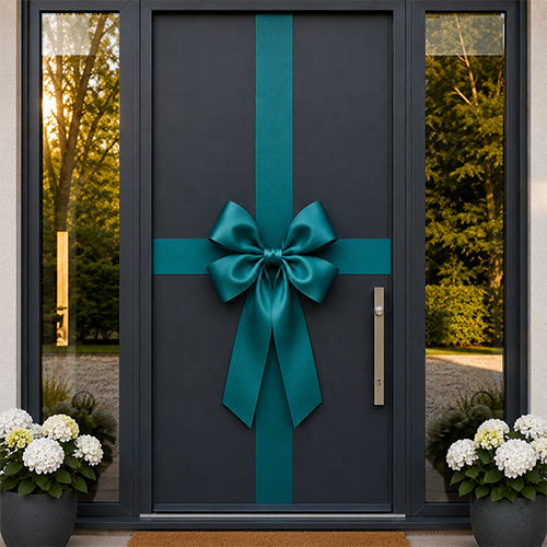 Teal Door Bow Decorating Kit