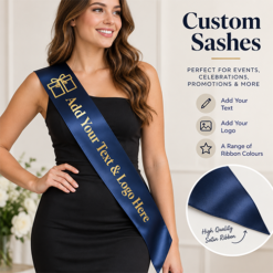 Personalised Sashes – Custom Printed Adult & Children's Sashes