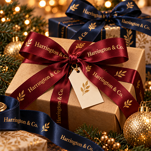 Metallic Christmas Ribbon